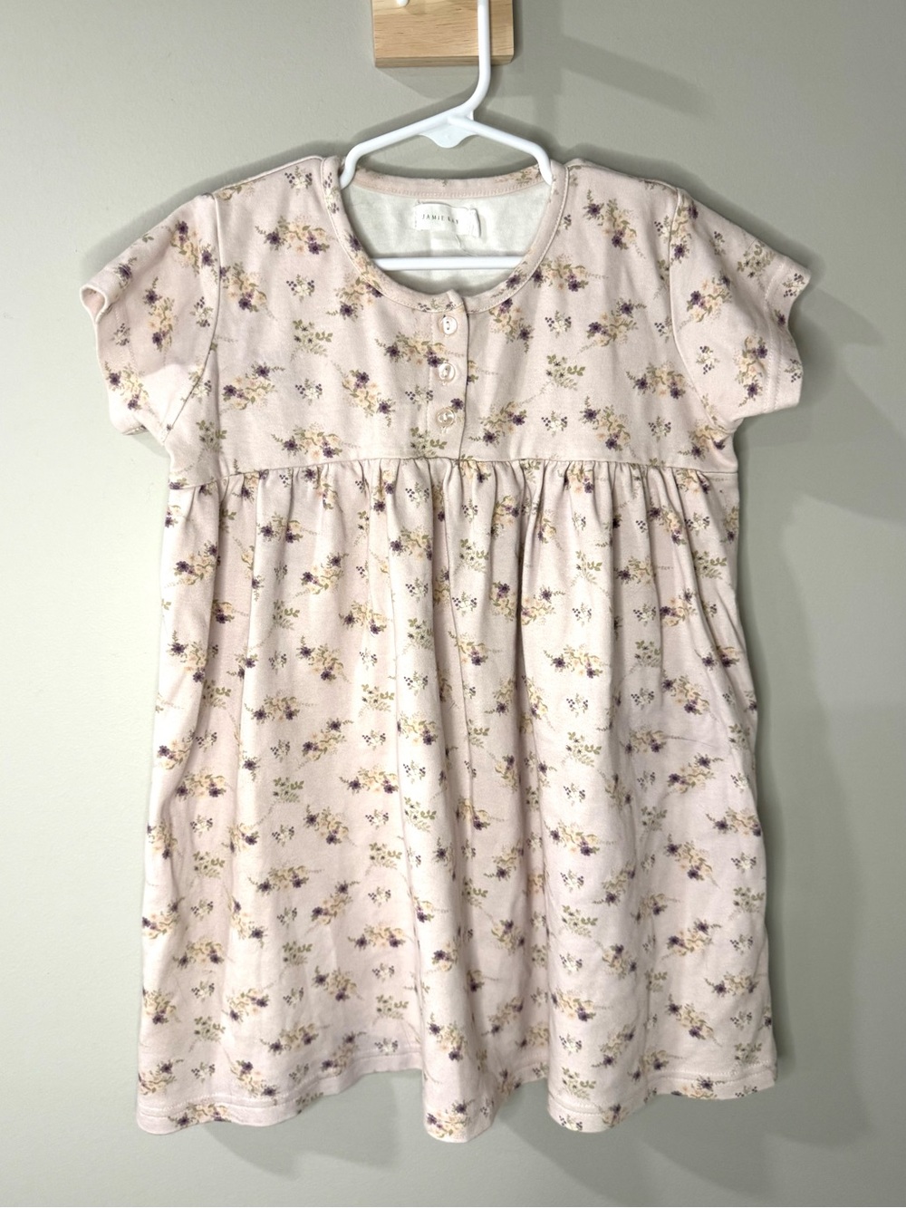 Jamie Kay Light Pink Floral Dress Girls Size 7